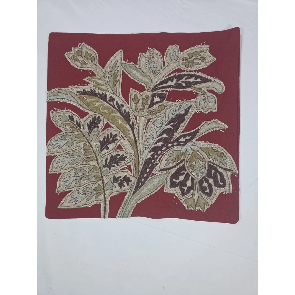 Pottery Barn Pascal & Renly Pillow Covers Set 2 Brown Euro Square Linen Texture